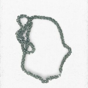 4954. Pewter Heavy Chain Necklace